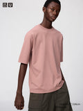 AIRism Cotton Oversized T-Shirt | Half-Sleeve